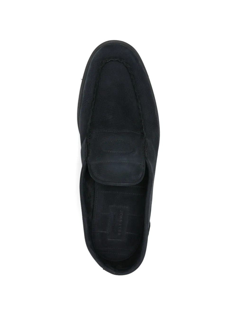 John Lobb leather loafers Blauw