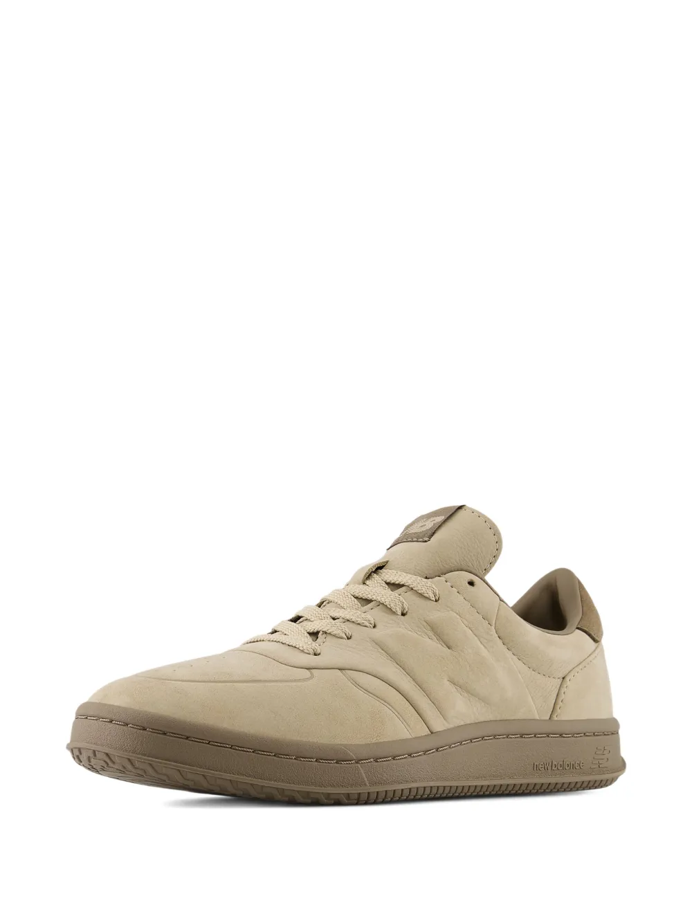 New Balance T500D geperforeerde suède sneakers Bruin