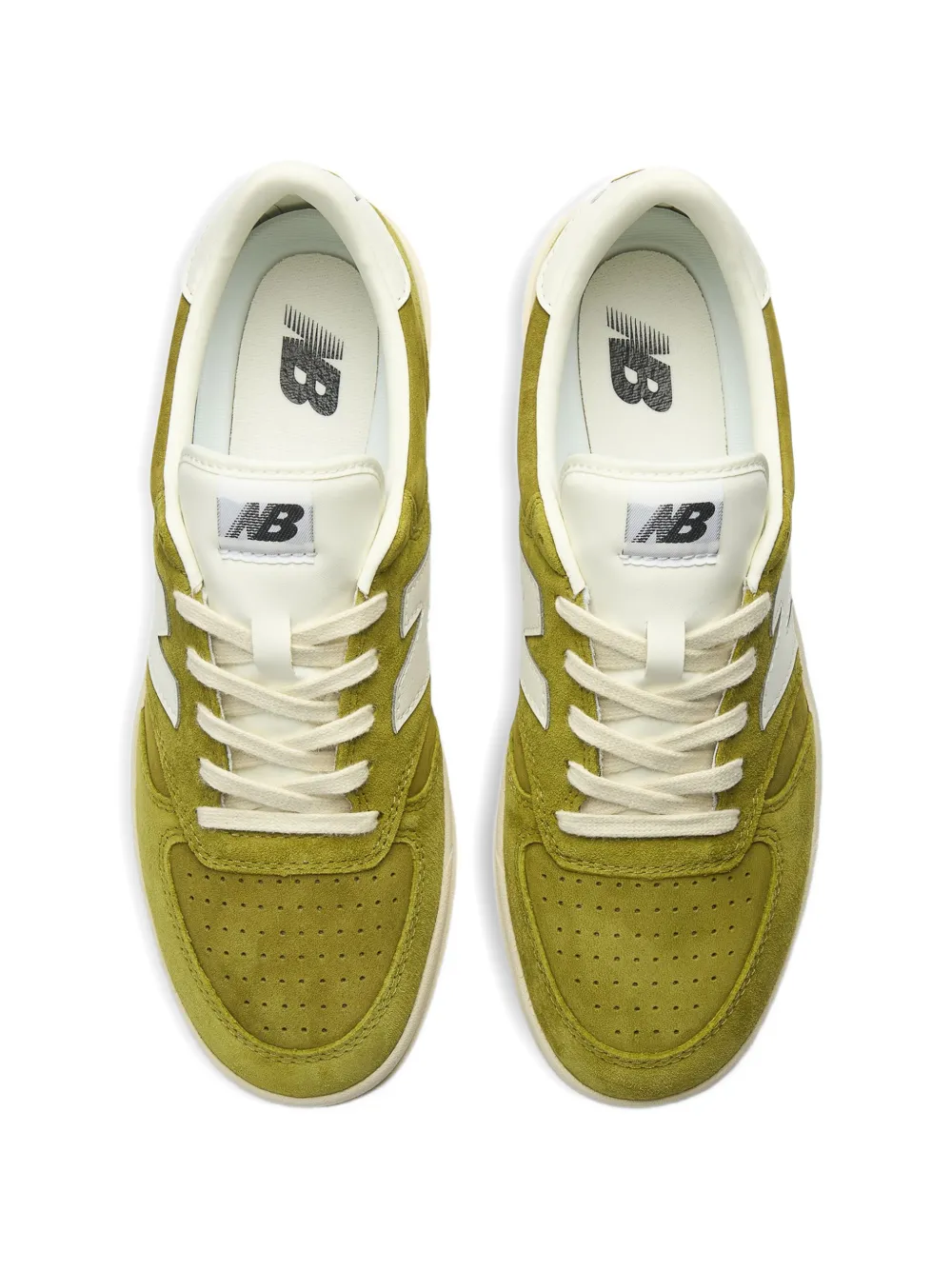 New Balance T500 perforated-detail sneakers Groen