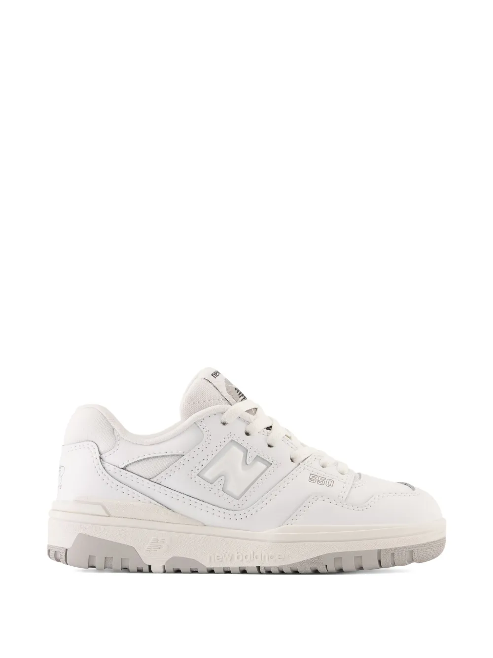 New Balance Kids 550 logo low-top sneakers Wit