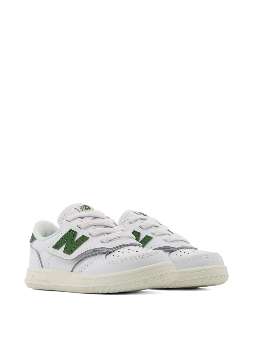 New Balance Kids T500 lace-up sneakers - Bianco