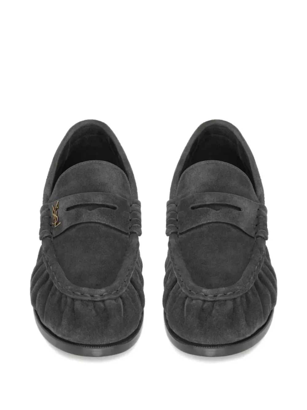 Saint Laurent Mud suède loafers Bruin