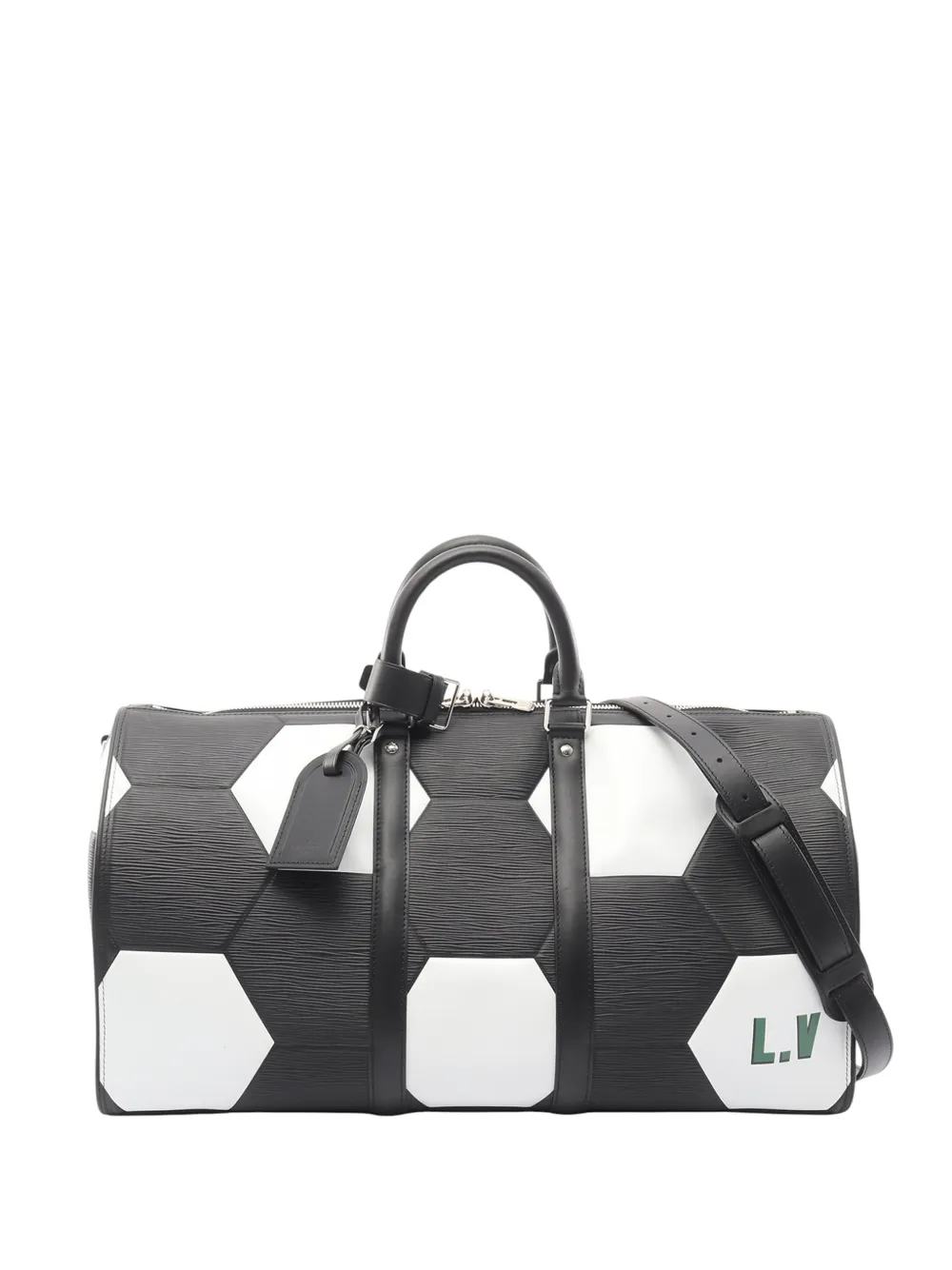 Louis Vuitton Pre-Owned 2018 Epi FIFA WORLD CUP Keepall Bandouliere 50 travel bag - Schwarz