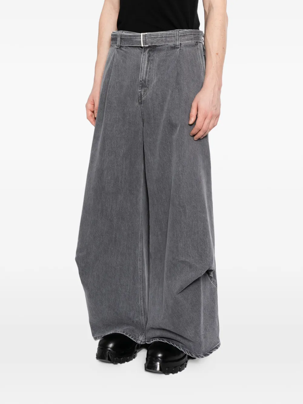  Songzio Bias Drape Denim - Grey 