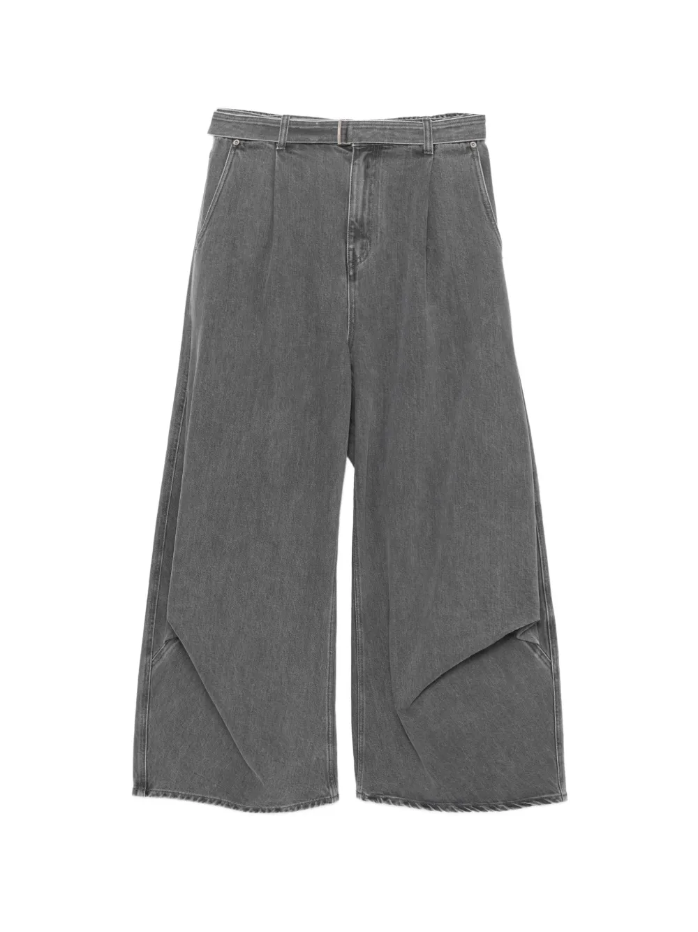 SONGZIO Jeans Bias drappeggiati - Grigio