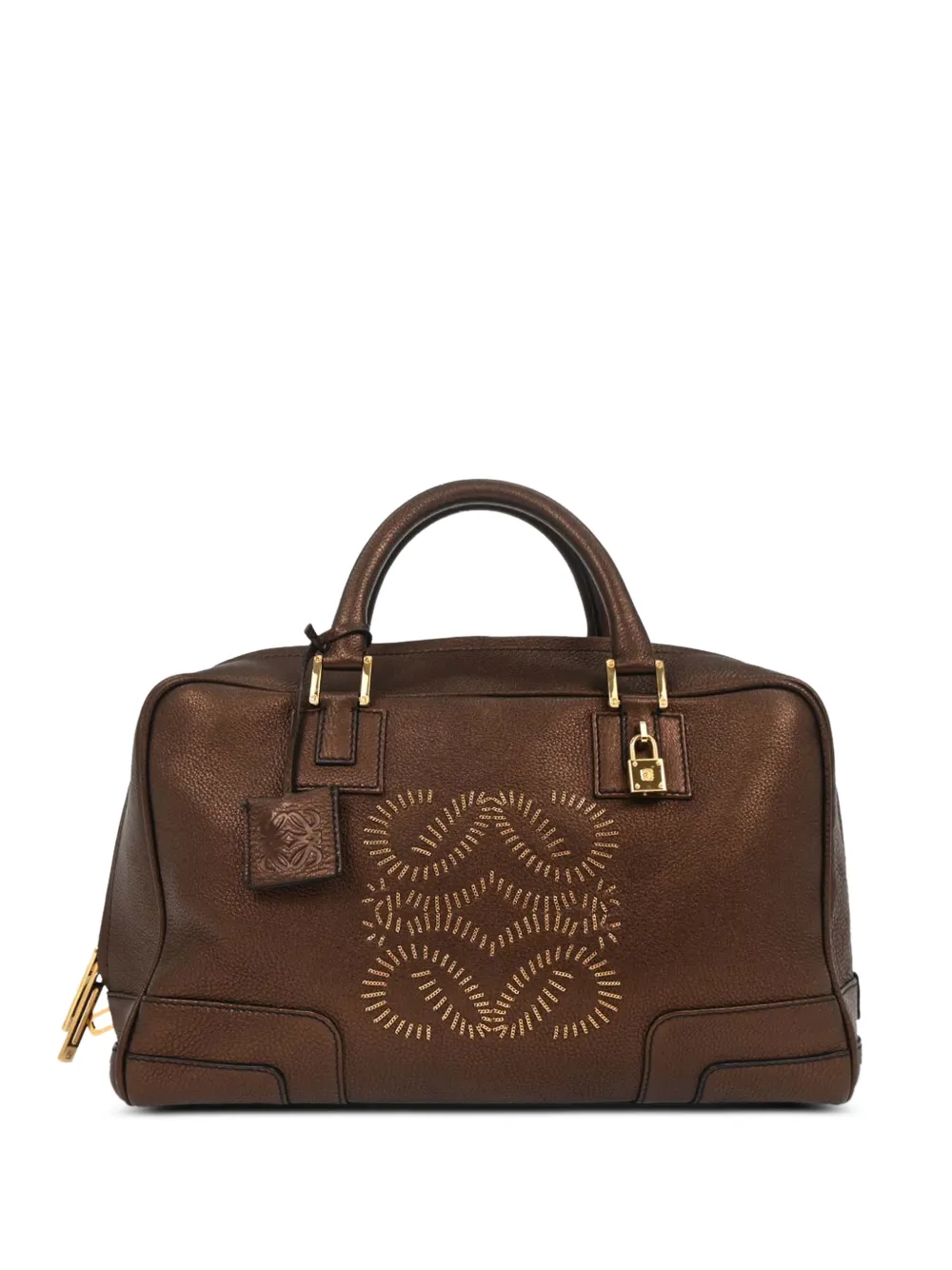 Loewe Pre-Owned 2006 36 Amazona leather tote bag - Brown