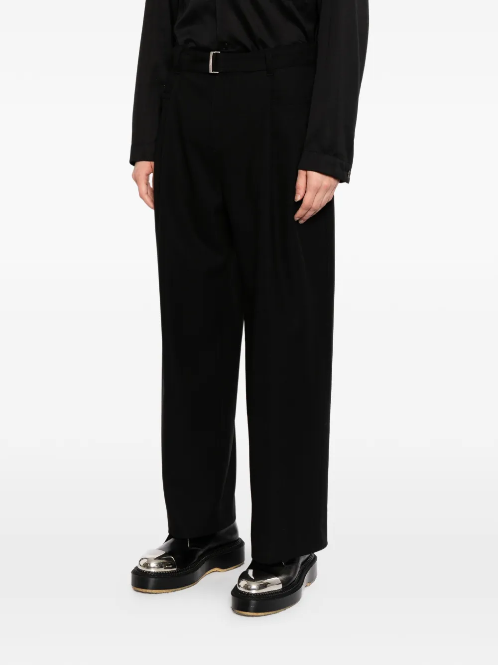  Songzio Belted Trousers - Black 