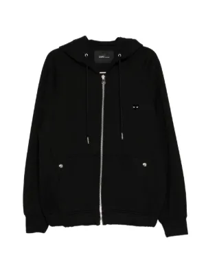 Maison MIHARA YASUHIRO スタッズトリム パーカー | ブラック
