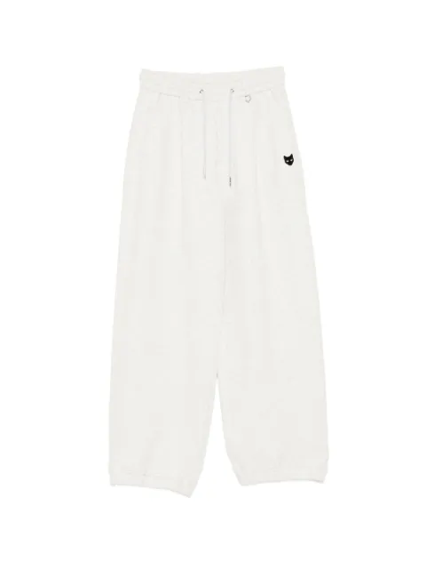 SONGZIO panther-patched track pants