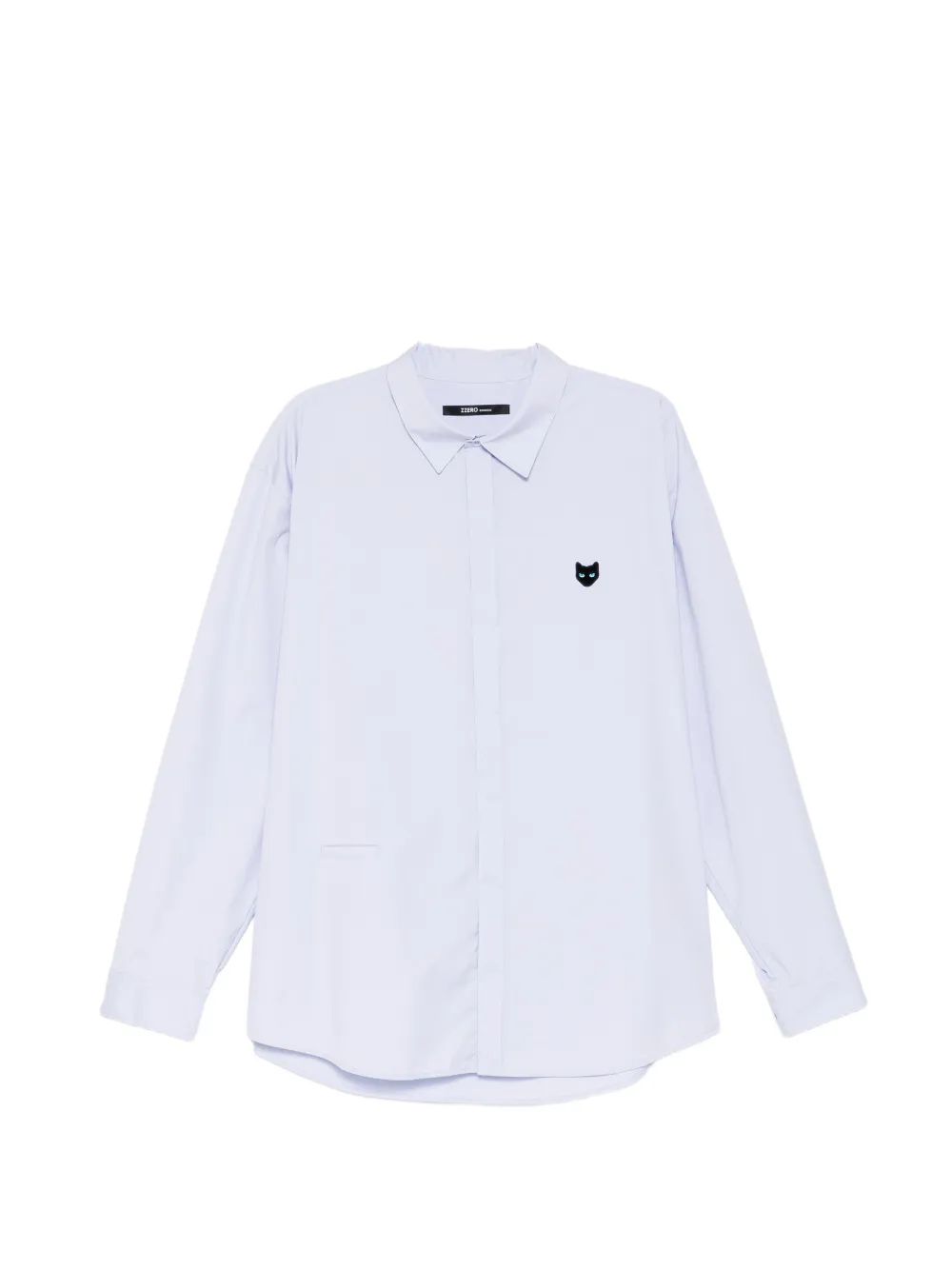 SONGZIO Camicia con applicazione pantera - Blu