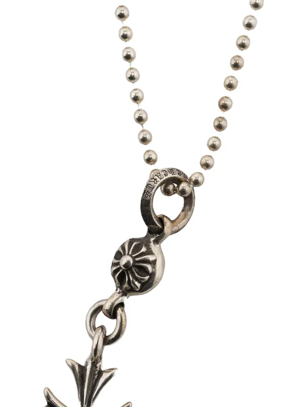 Chrome Hearts クロスボール ペンダント | シルバートーン | FARFETCH JP