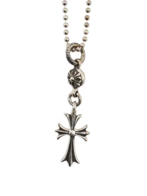 Chrome Hearts オーバル クロスペンダント | シルバートーン | FARFETCH JP