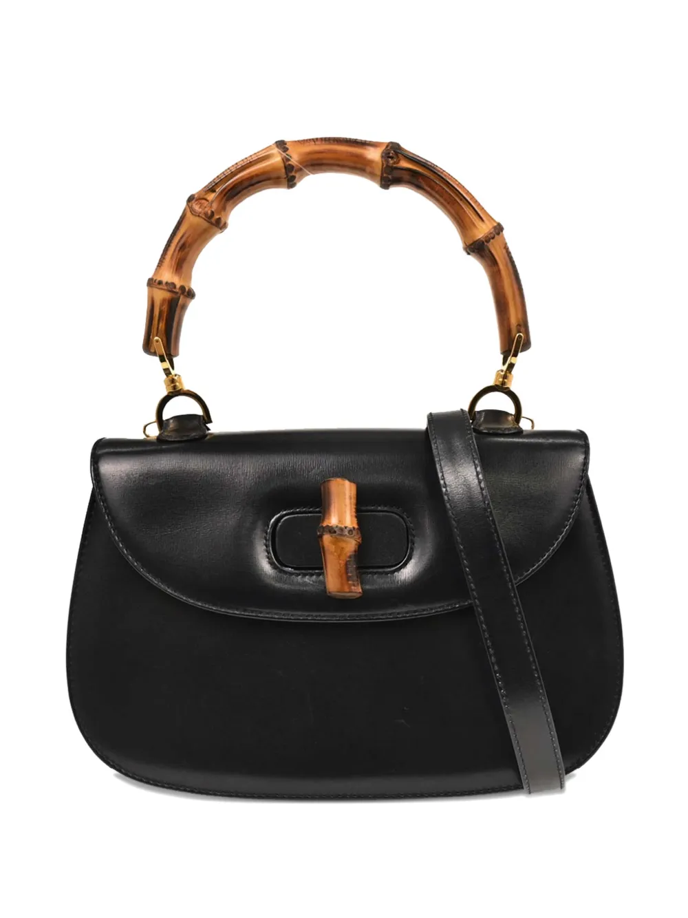 Gucci Pre-Owned 1990-2000s Bamboo 1947 shoulder bag - Nero