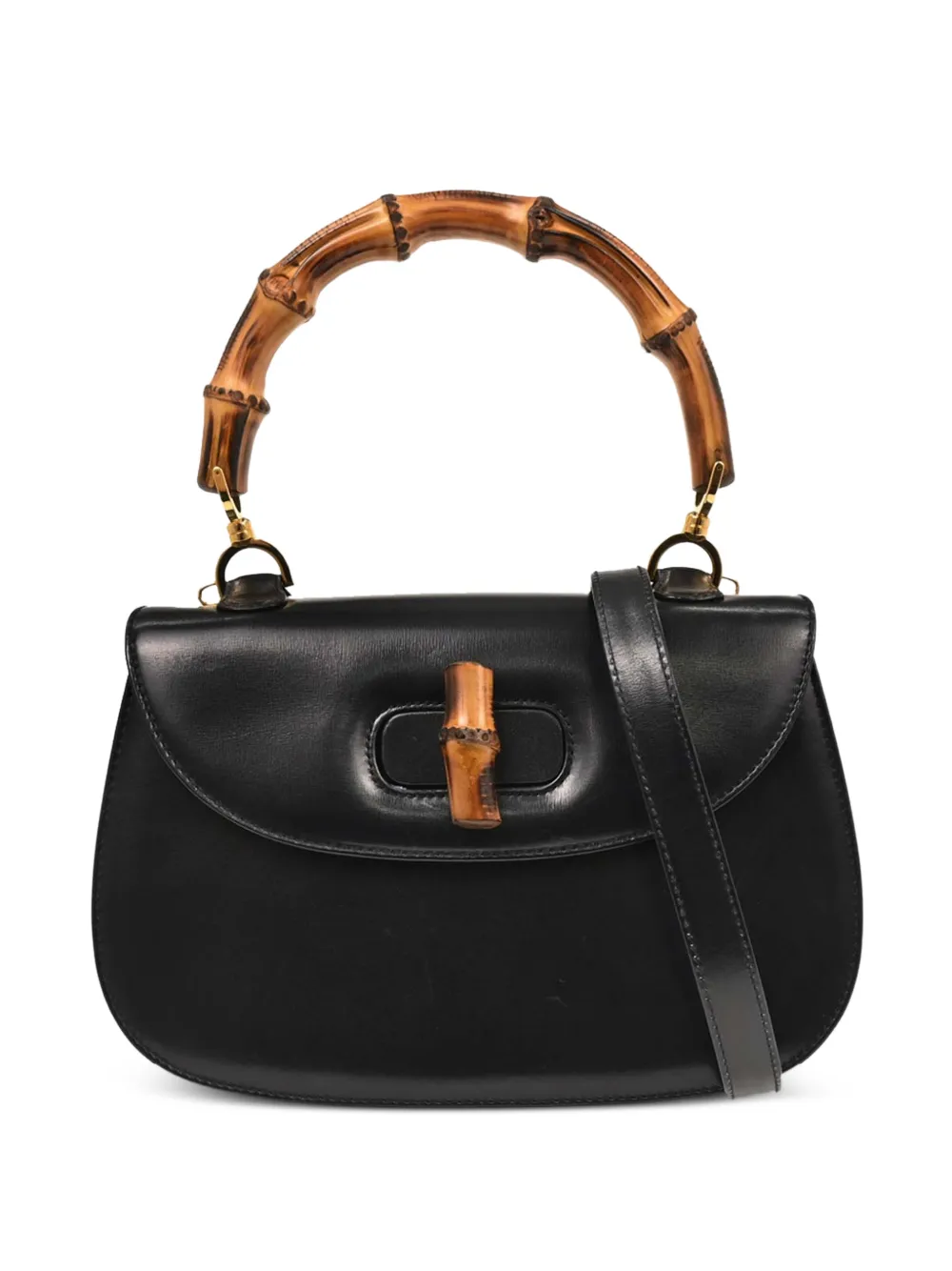 Gucci Pre-Owned 1990-2000s Bamboo 1947 shoulder bag - Nero