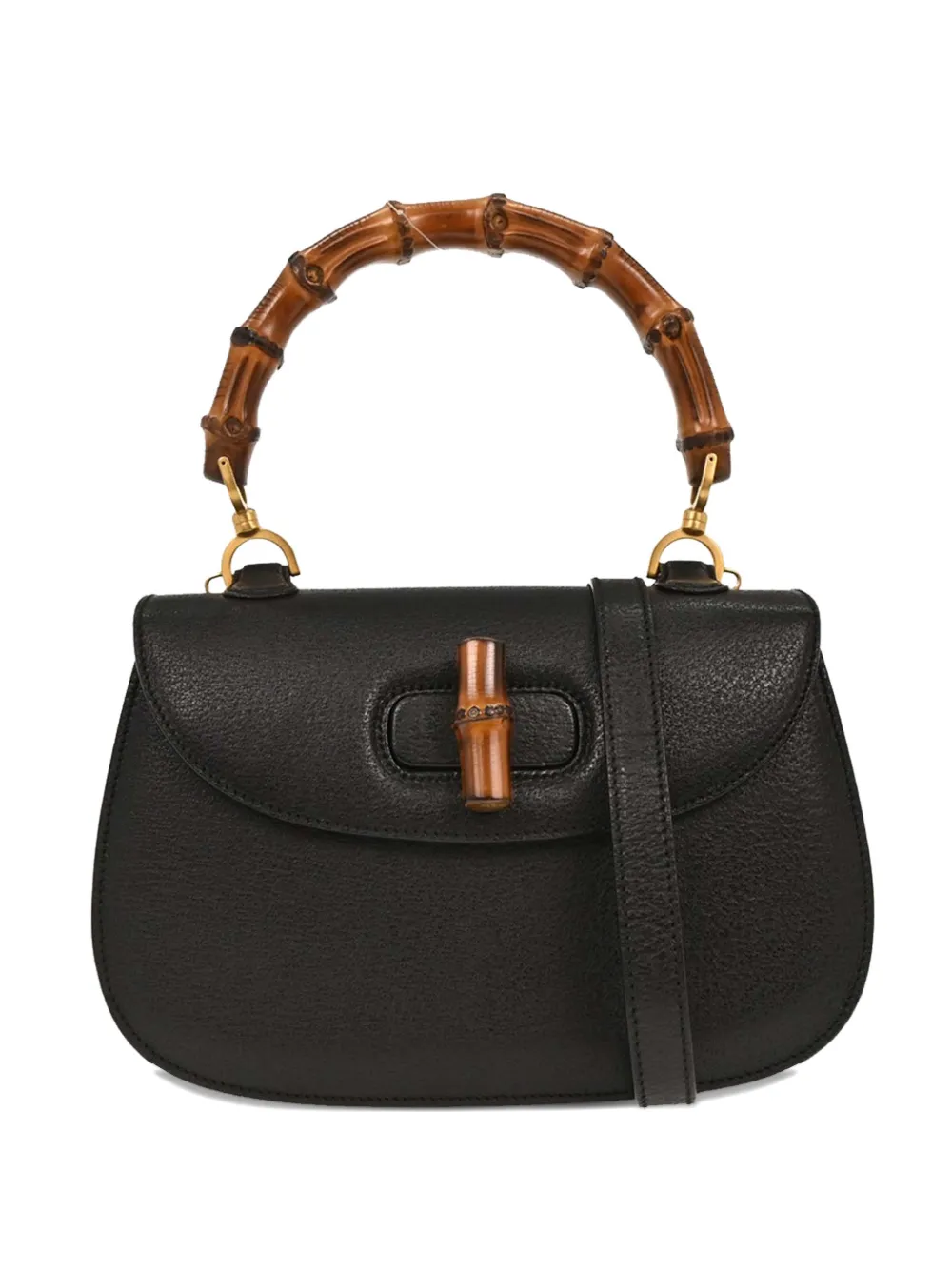 Gucci Pre-Owned 1990-2000s Bamboo 1947 shoulder bag - Nero