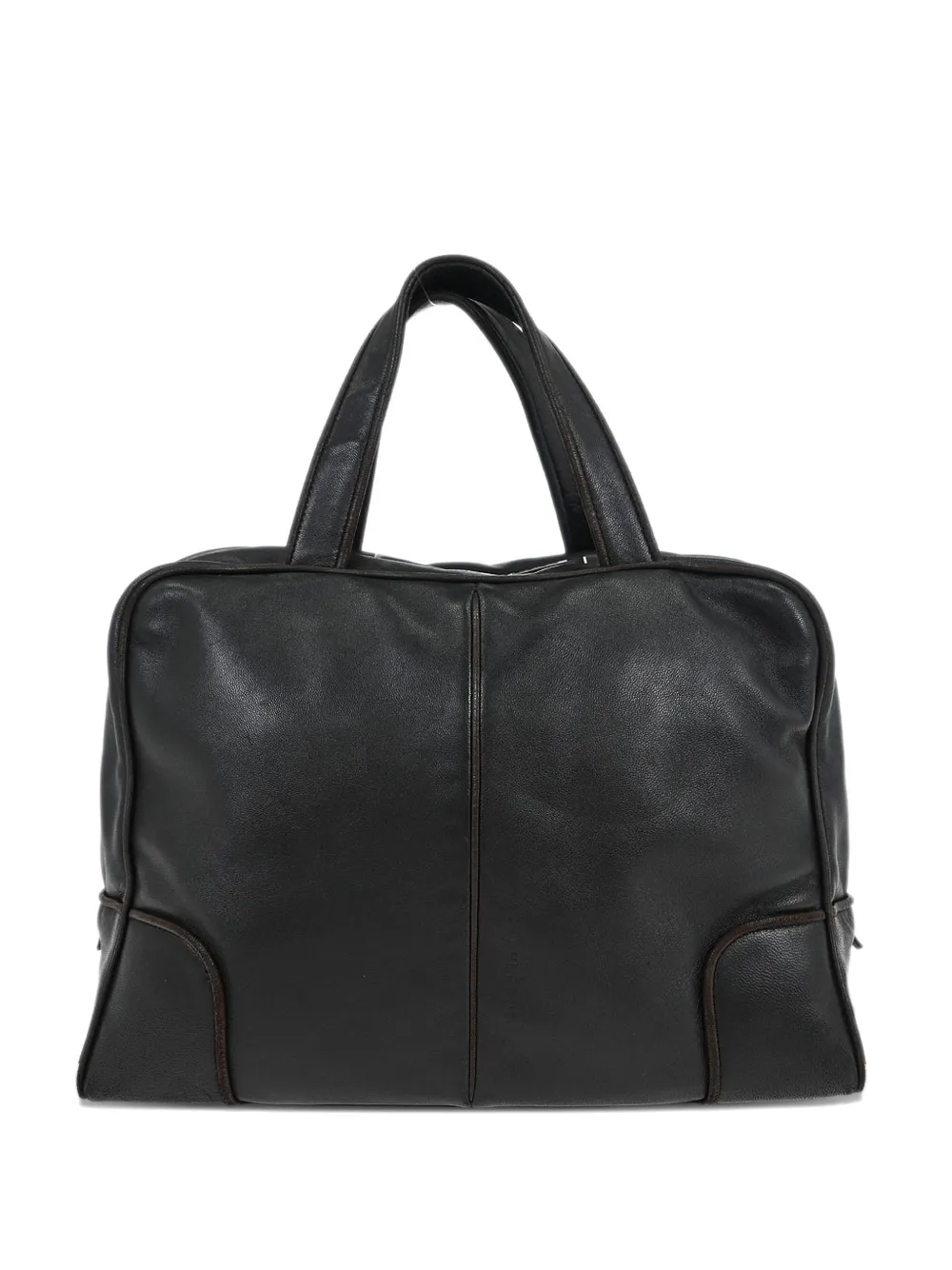 Loewe Pre-Owned 1990-2000s leather tote bag - Nero