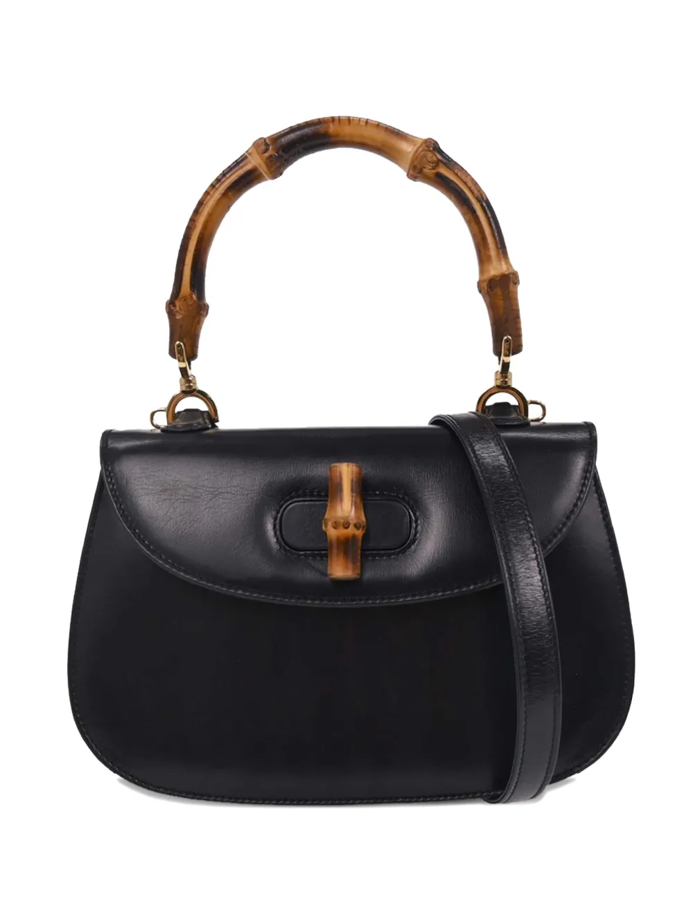 Gucci Pre-Owned 1990-2000s Bamboo tote bag - Nero