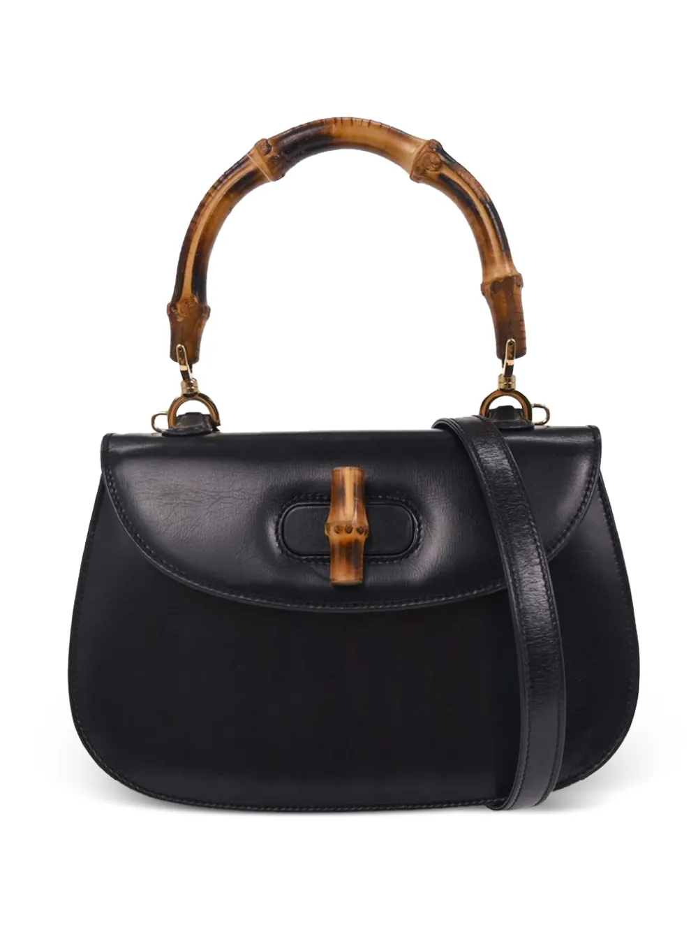 Gucci Pre-Owned 1990-2000s Bamboo tote bag - Nero