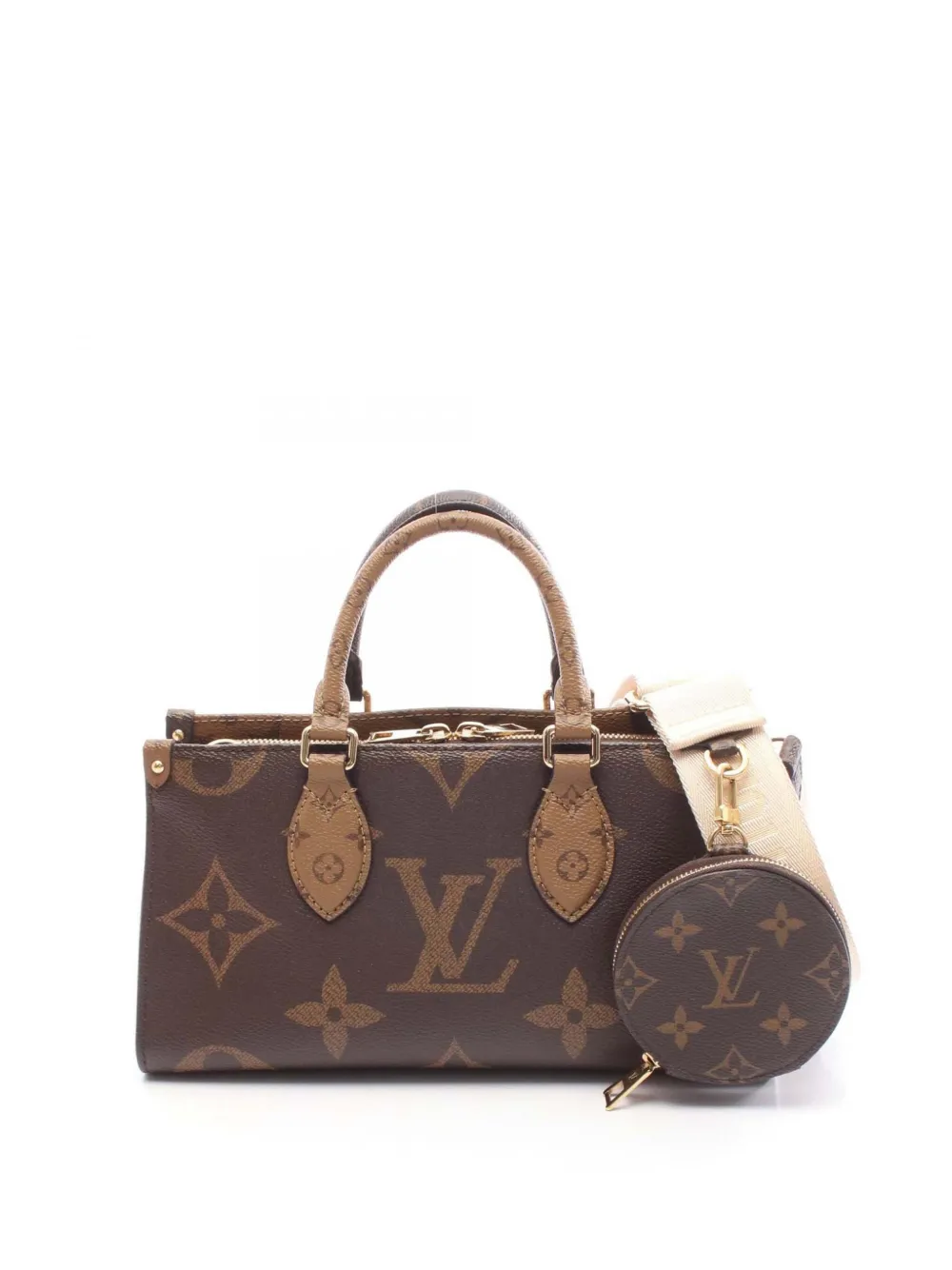 Louis Vuitton Pre-Owned 2021-2025 Monogram OnTheGo East West satchel - Marrone
