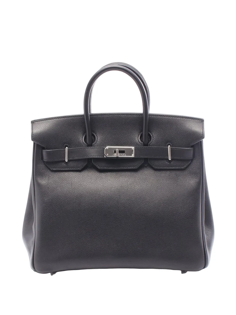 Hermès Pre-Owned 2008 Evergrain HAC Birkin Retourne 28 handbag - Nero