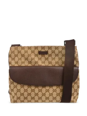 Gucci Pre-Owned 2000-2015 GGキャンバス ショルダーバッグ | ブラウン