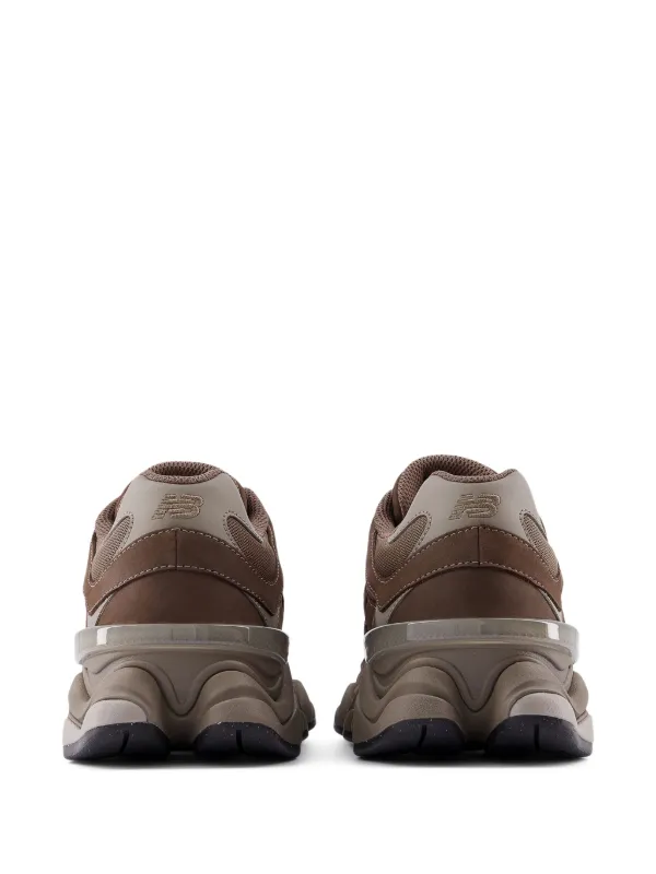 New Balance 9060 レースアップ スニーカー | ブラウン | FARFETCH JP