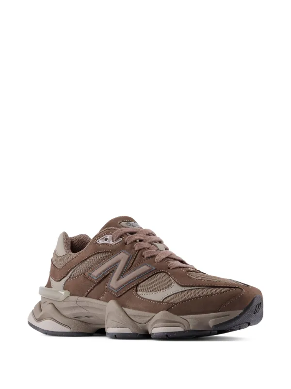 New Balance 9060 suede-panel Sneakers | Brown | FARFETCH