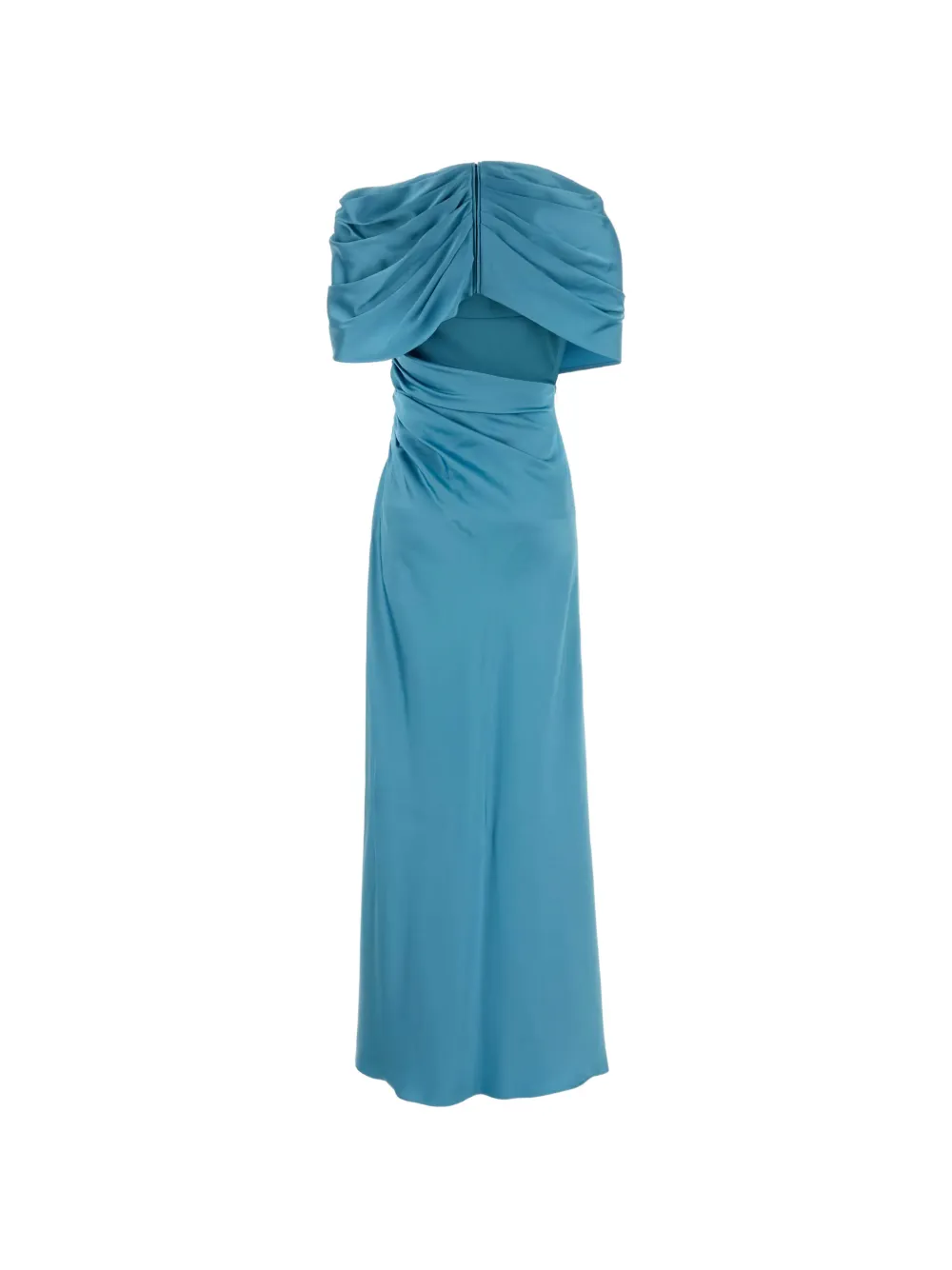  Stella Mccartney Vestido Largo Drapeado - Azul 