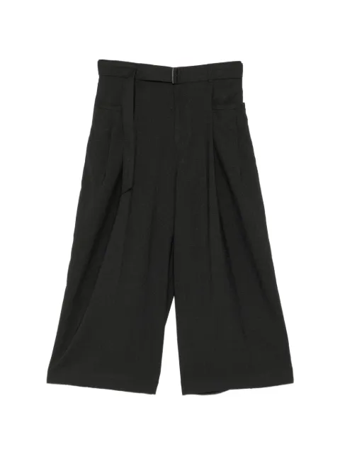 SONGZIO pantalones capri con cinturón