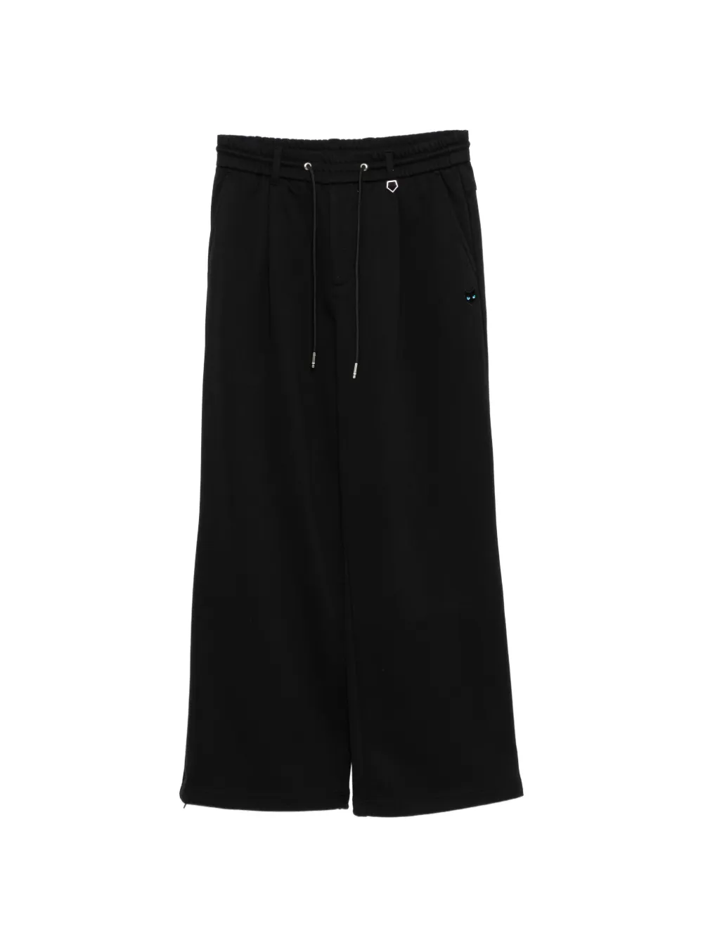 SONGZIO panther-patched drawstring track pants - Nero