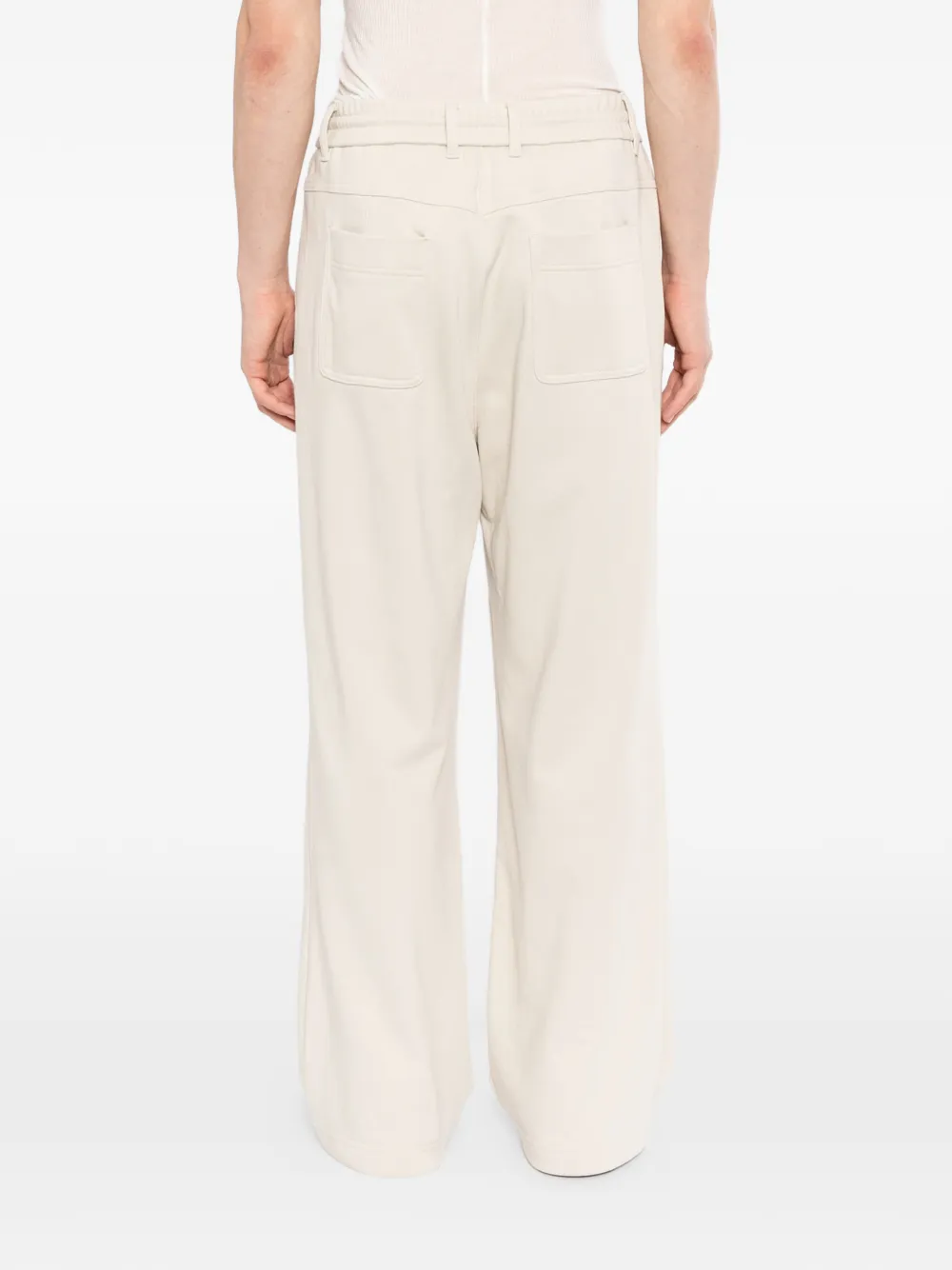 Panther-Patched Drawstring Track Pants