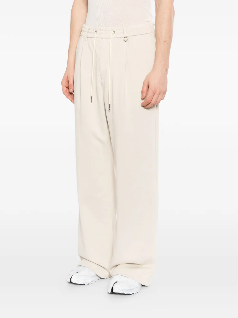 Panther-Patched Drawstring Track Pants