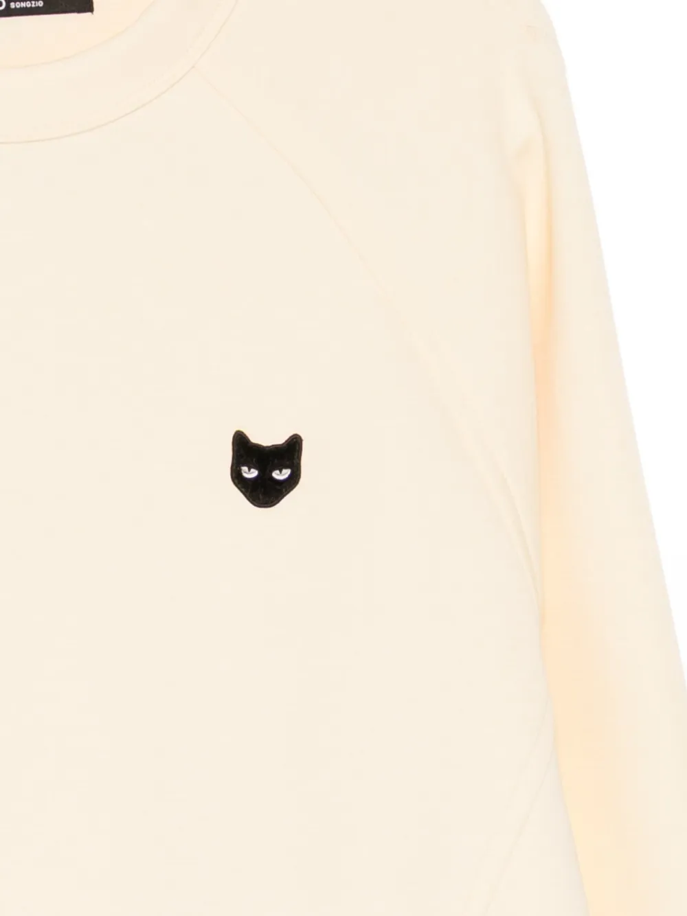  Songzio Panther-embroidered Sweatshirt - Neutrals 