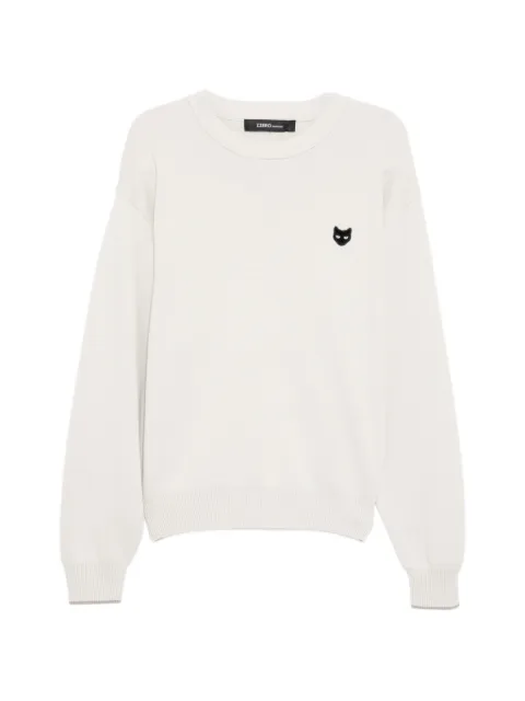 SONGZIO pull à motif panthère brodé