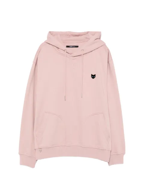 SONGZIO logo-patched long-sleeve hoodie