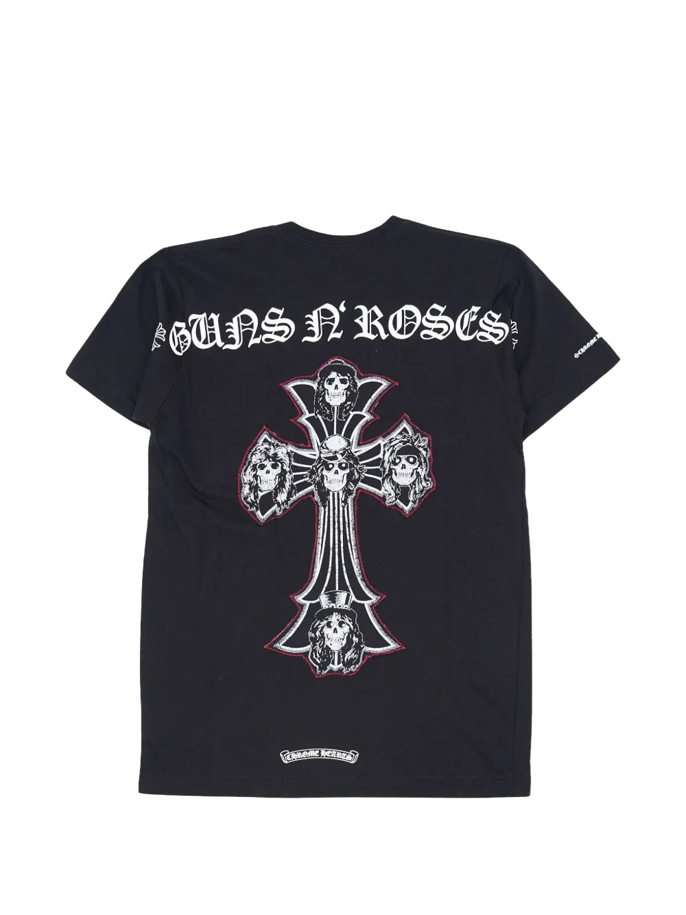 Chrome Hearts Guns N' Roses pocket T-shirt - Zwart