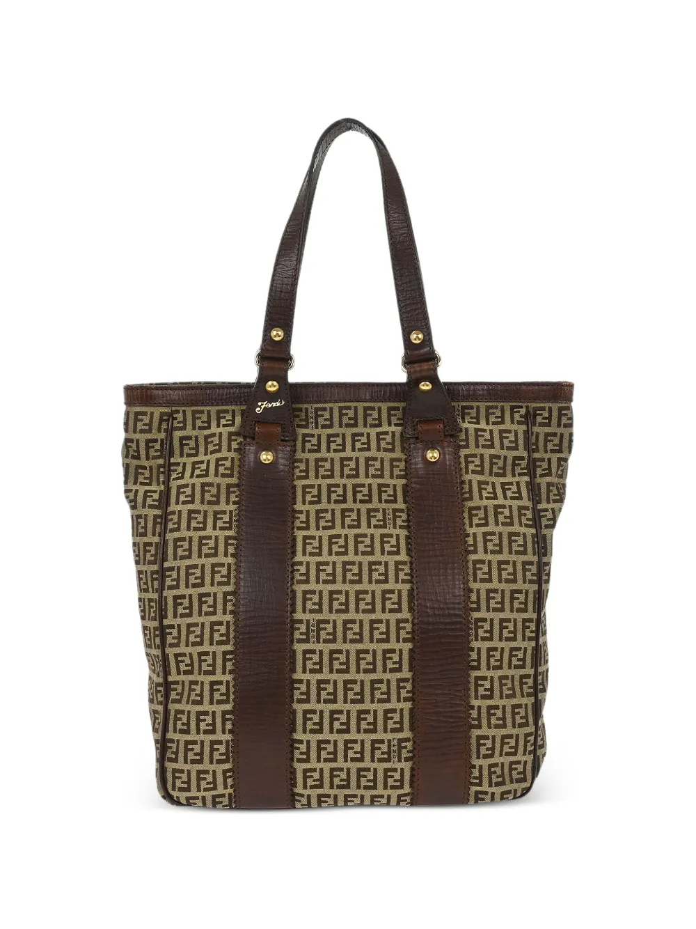 Fendi Pre-Owned Borsa tote Zucchino 2006 - Toni neutri