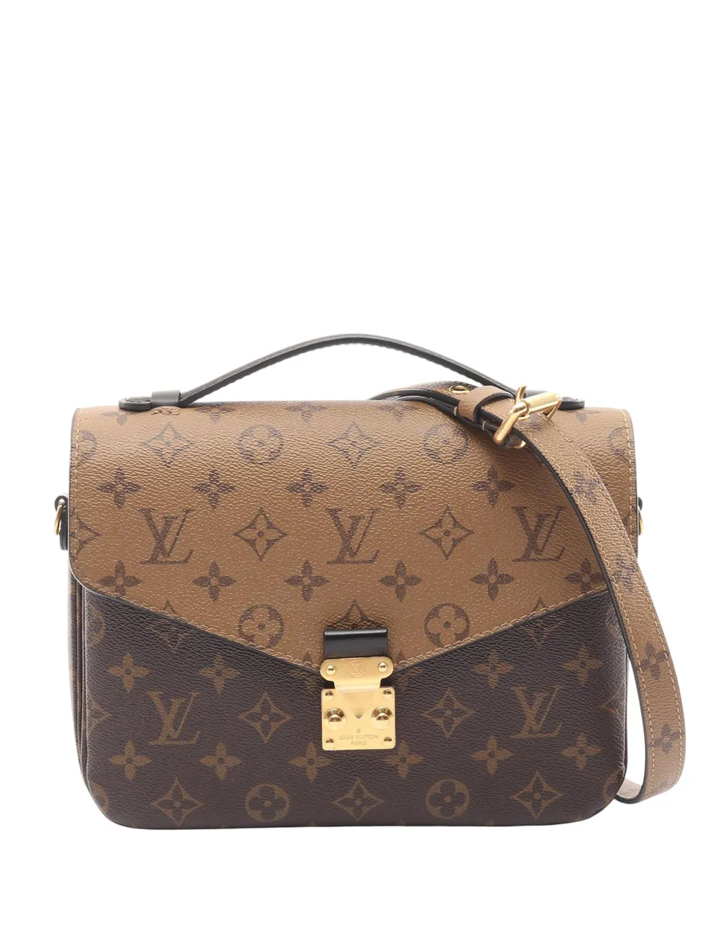 Louis Vuitton Pre-Owned 2010-2025 Monogram Reverse Pochette Metis satchel - Marrone