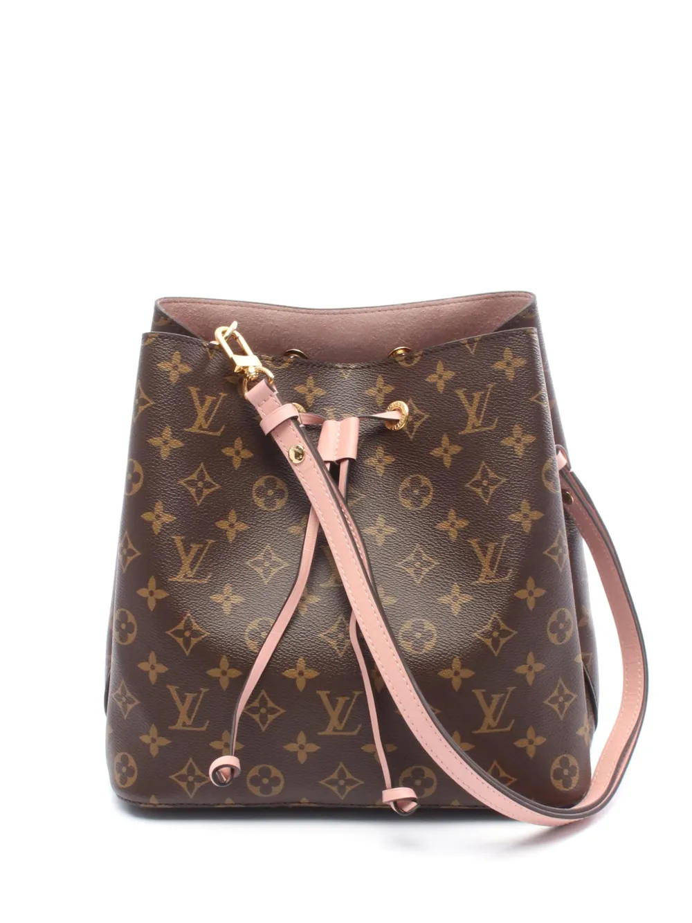 Louis Vuitton Pre-Owned 2017 Monogram Neonoe MM bucket bag - Marrone