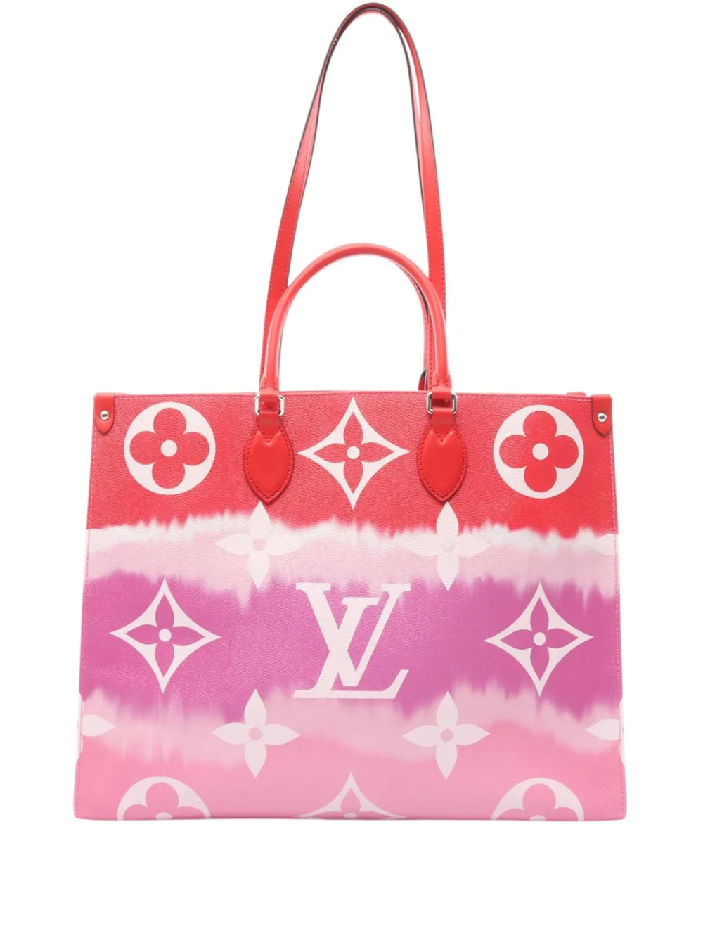 Louis Vuitton Pre-Owned 2020 Monogram Giant Escale OntheGo GM satchel - Rosso