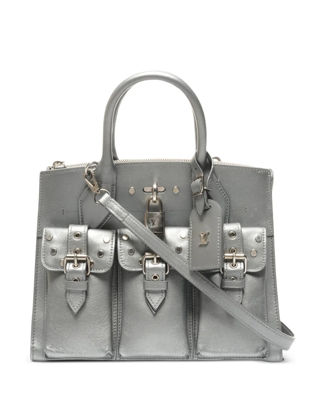 Louis Vuitton Pre-Owned 2016 PM City Steamer top-handle tote bag - Argento