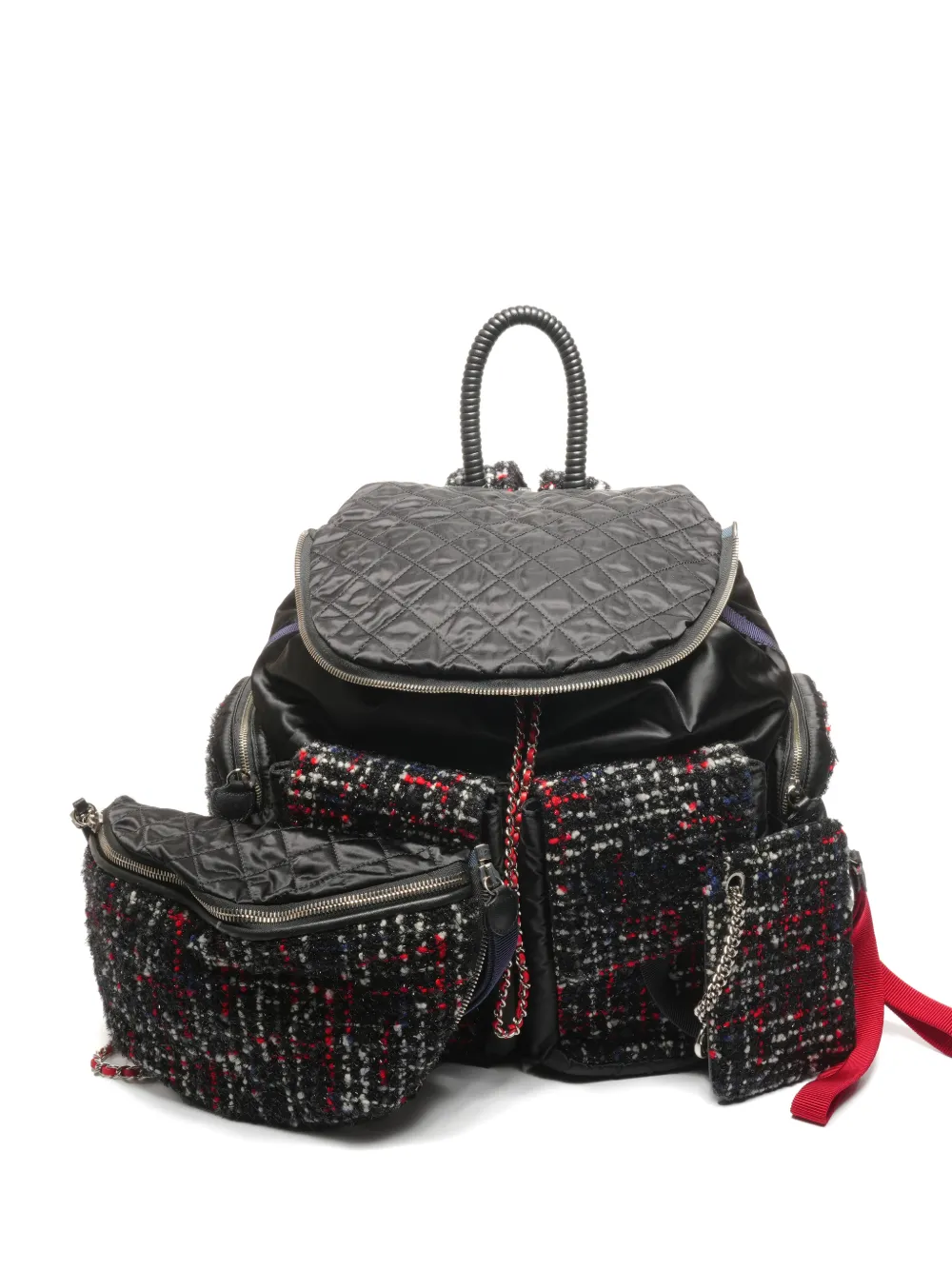 CHANEL Pre-Owned 2017-2018 quilted backpack - Nero