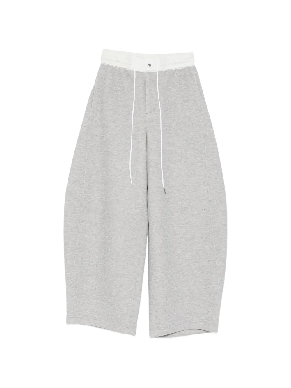 sacai drawstrings track pants - Grigio