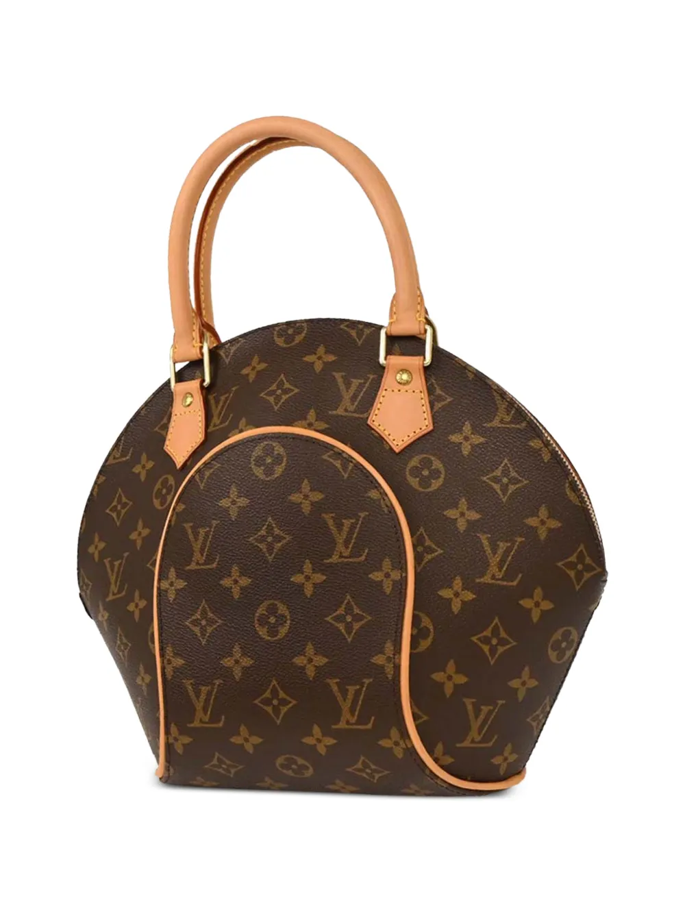  Louis Vuitton Pre-owned 2002 Pm Ellipse Monogram-canvas Tote Bag - Brown 
