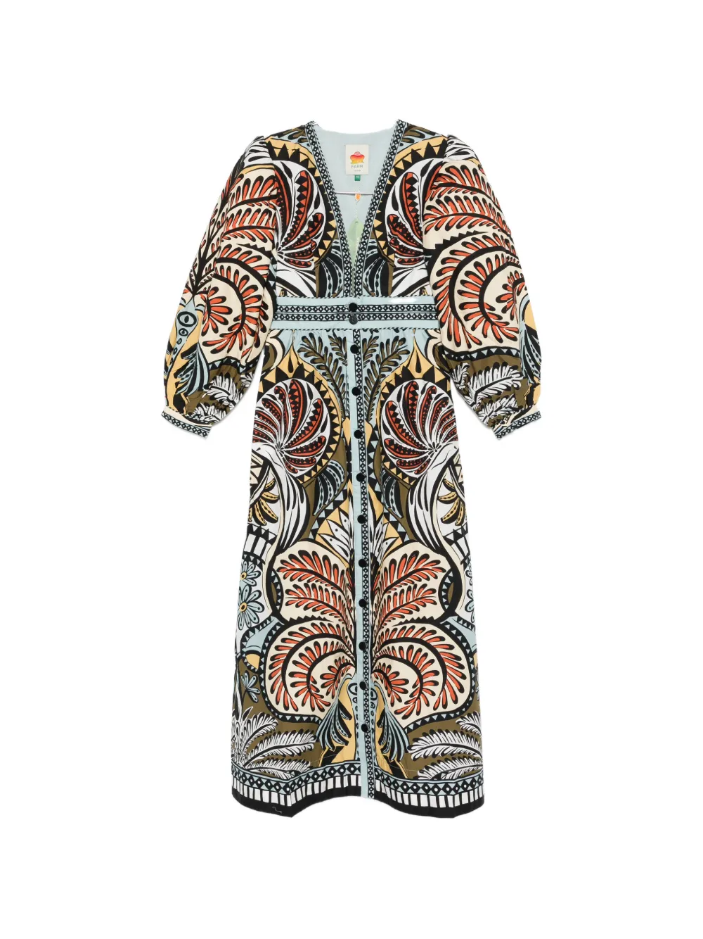 FARM Rio Balamana maxi dress - Toni neutri