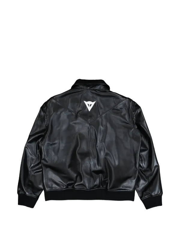 Y-3 CLASSIC BOMBER JACKET ブラック L(HP1344) Y-3 Jaqueta Bomber De Couro Com Logo | Preto | FARFETCH BR