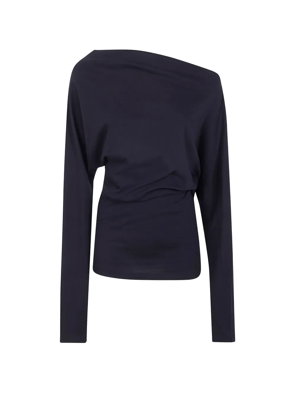 Ann Demeulemeester Top asimmetrico - Nero