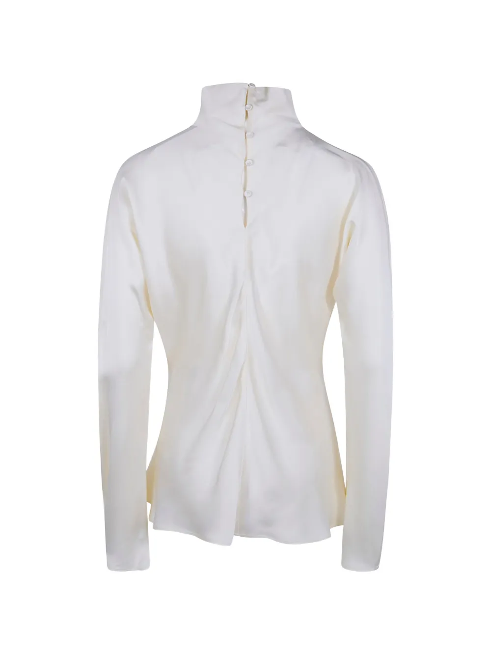  Róhe High-neck Button-fastening Blouse - Neutrals 