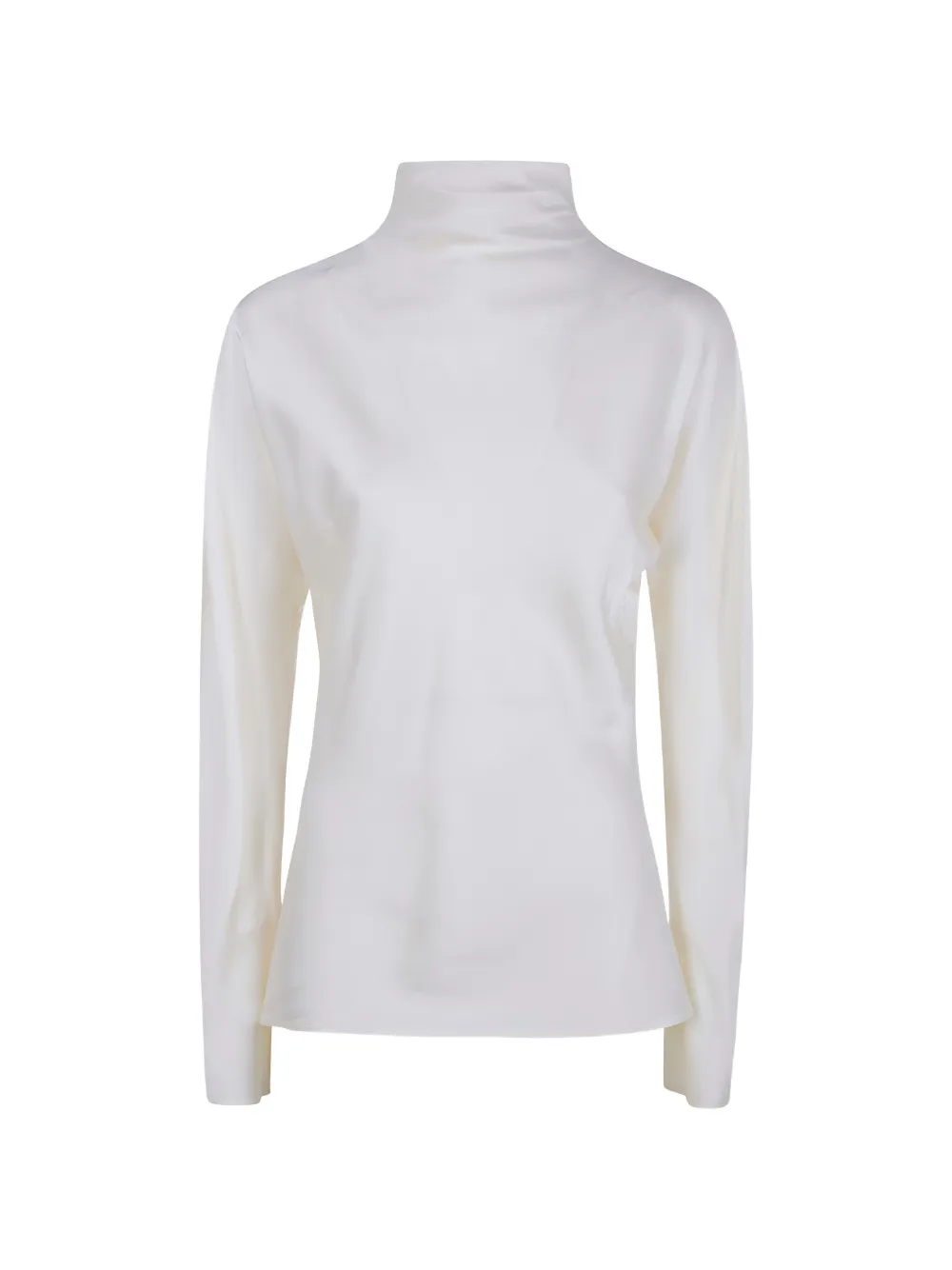 Róhe high-neck button-fastening blouse - Neutrals