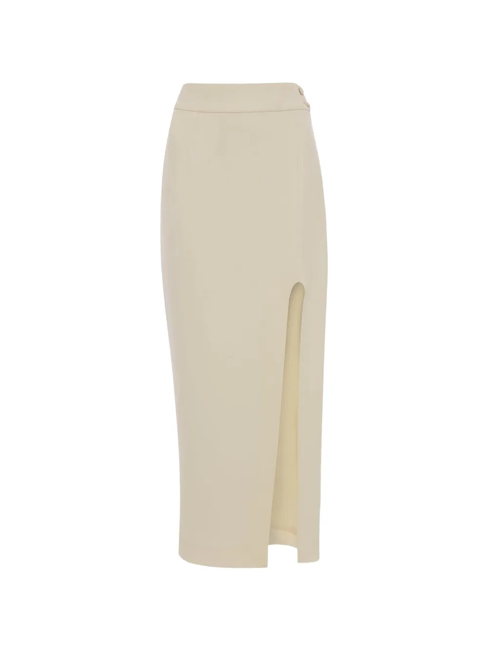 Victoria Beckham split-detail maxi skirt - Toni neutri